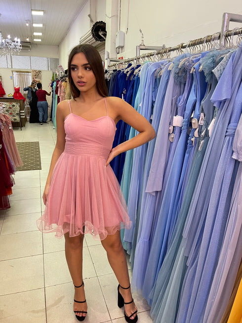 VESTIDO DE ALCINHA ACINTURADO